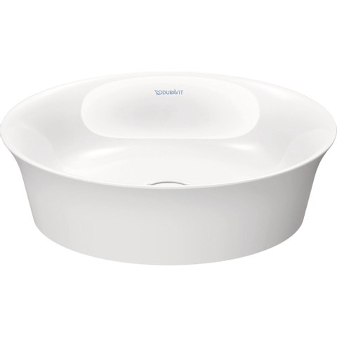 Duravit white tulip lavabo de comptoir 43x43cm céramique rond blanc brillant SW640494