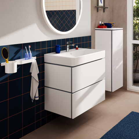 Hansgrohe Xilesa E meubelset 2la 780x470 met Xanuia wastafel 800 mat wit SW1567290