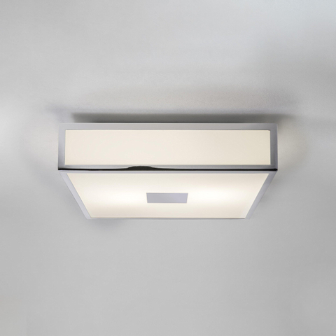 Astro Mashiko Classic 300 Square Plafonnier 8.7x30x8.7cm IP44 douille E27 chrome SW75630