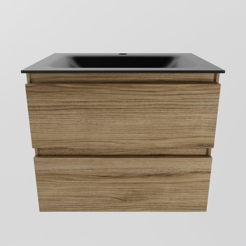 Mondiaz Aivy badmeubelset - 60x45x50cm - 1 kraangat - 1 wasbak urban Solid surface - Midden - 2 lades - Zonder spiegel - Melamine Chai SW892266