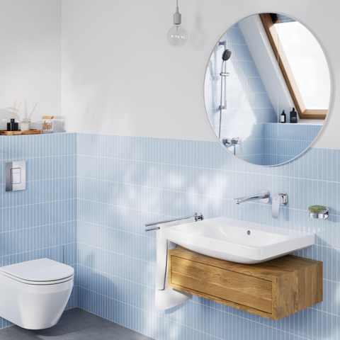 Grohe Euro Ceramic Lavabo - suspendu - 60x47cm - sans trou de robinet - avec trop-plein - fixation murale non comprise - blanc alpin SW1234863