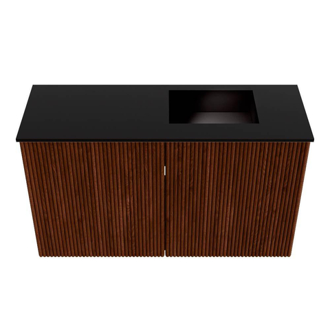 Mondiaz JOYA 70cm meuble de toilette - couleur Ruby - Vasque FAYE position Droite 1 trou de robinet couleur Urban SW1421794