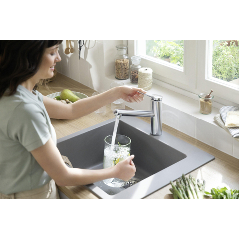 Hansgrohe Zesis m33 - eengreeps keukenmengkraan - 150 - 1jet - hoogglans chroom SW730052