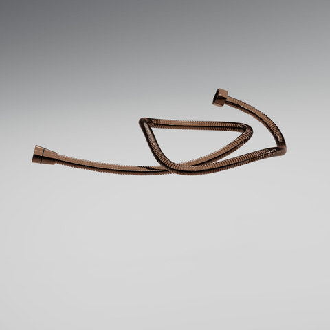 FugaFlow Eccelente Acces Ensemble de douche de tête encastré - thermostatique - bras mural - douche de tête 25cm - douchette à barre - flexible de douche métallique - cuivre brossé PVD SW1450667