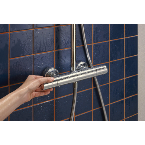 Hansgrohe Activera S - showerpipe - 240 - 1jet - ecosmart+ - met Ecostat Fine Varia - hoogglans chroom SW1388135
