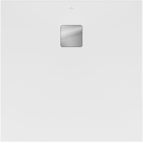 Villeroy & Boch Excello douchevloer ultracore - 90x90x4cm polyurethaan/acryl - Stone White (mat wit) SW374672