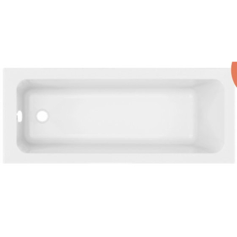Nemo Go Todi inbouwbad 170x70x40cm 170L met potenstel wit acryl SW443991