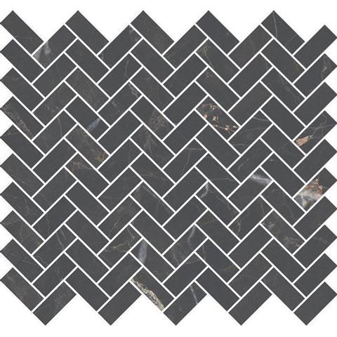 Royal plaza Chella tegelmat 27x28,8 visgr.1,8x4,2 zwart SW397287
