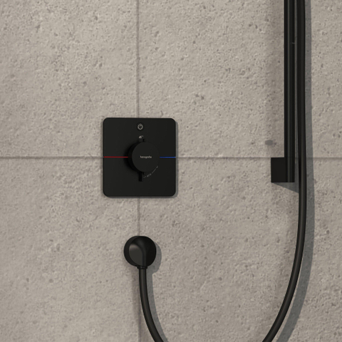 Hansgrohe Showerselect Comfort Q Thermostat encastré pour 1 fonction mat noir SW918031