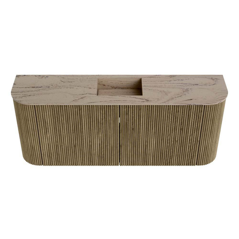 Mondiaz JOYA-DLUX Meuble de toilette 103,2 cm - arrondis gauche et droite couleur Dusk - Vasque FAYE position Milieu Sans trou de robinet couleur Arena SW1425797