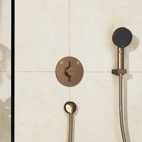 Hansgrohe DuoTurn S Inbouw mengkraan - voor 2 functies - geborsteld brons SW918587