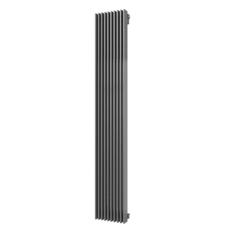 Plieger Antika Retto radiateur design vertical raccordement central 1800x295mm 994W argent métallique 7253227