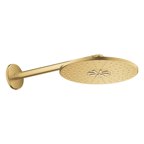 Grohe Rainshower SmartActive 310 Hoofddouche - 31x 31cm - 2 straalsoorten - wandarm 43cm - brushed cool sunrise (goud) SW484606