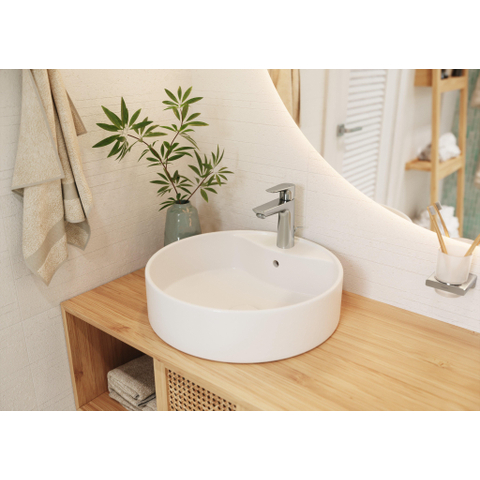 Hansgrohe Talis e 1 greeps wastafelkraan - 110 PopUp - trekwaste - hoogglans chroom SW28983