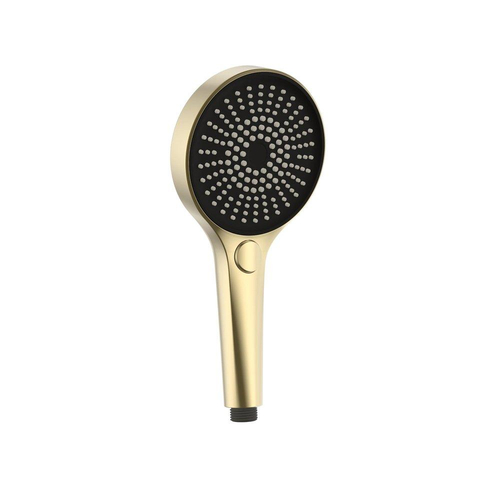 Uniforma inbouw regendoucheset – thermostatisch – Ø32 cm hoofddouche met waterval – handdouche met houder – geborsteld goud SW1578143