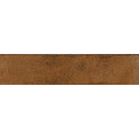 ÉCHANTILLON Ceralto Pavero Core Carrelage mural - 6X27cm - 7.7mm - Rectangle - Terracotta brillant SW1220889