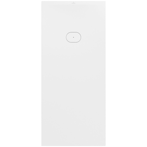 Villeroy & Boch Ecora douchebak - 180x80x4.5cm - afvoer korte zijde - white alpine (wit) SW1558887