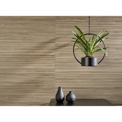 ÉCHANTILLON Ceralto Elvano Grain Carreau décoratif 32x100cm 10.4mm rectifié biscuit blanc Naturel SW912183