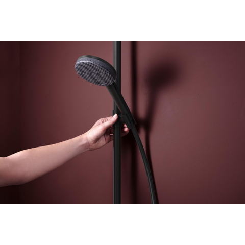 Hansgrohe Raindance alive s puro Showerpipe - 300 - 1jet - met Ecostat Element - mat zwart SW1388207
