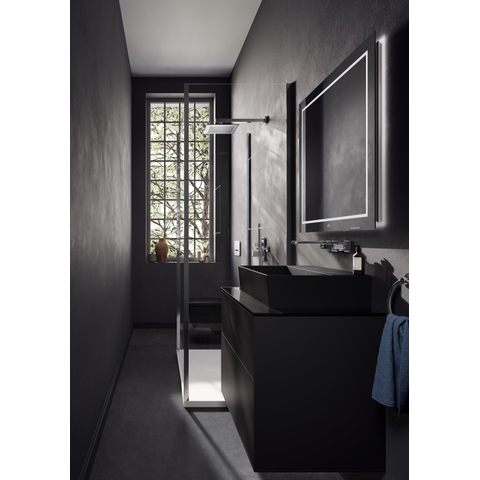 Villeroy & Boch Universal Showers regendouche arm - 212mm plafond hoekig - hoogglans chroom SW995540