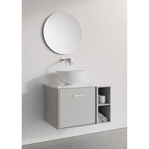 Crosswater Infinity Poignée meuble salle de bain - 26.3x30cm - Chrome SW487230