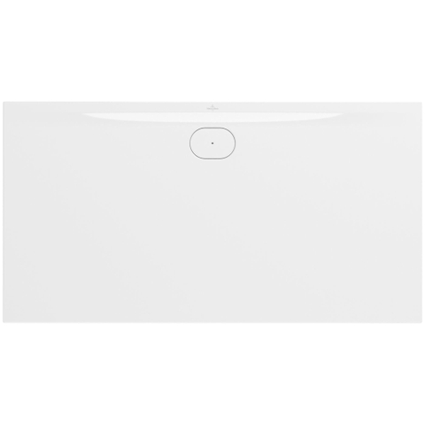 Villeroy & Boch Ecora douchebak - 170x90x3.5cm - afvoer lange zijde - white alpine (wit) SW1558936