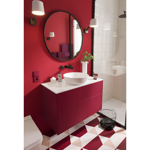 Villeroy & Boch Squaro Infinity receveur de douche en matériau de synthèse - Quaryl rectangulaire 100x90x4cm - blanc mat SW228357