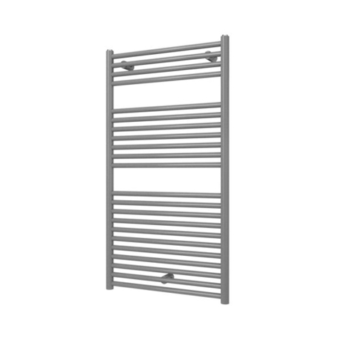 Plieger Vulcano EL elektrische radiator - Nexus zonder thermostaat - 111.1x60cm - 600 watt - zilver metallic SW796452