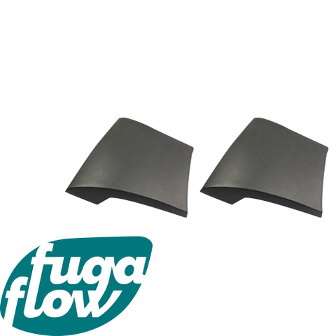 FugaFlow Efficiente Acces badkussen 37x34cm groot model zwart 2 stuks - SW1125822
