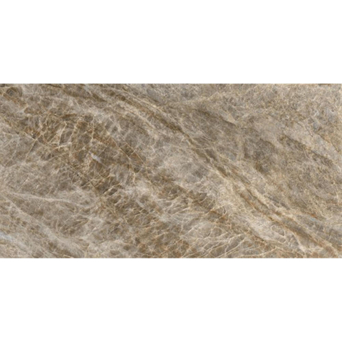 Ceralto Amaro Studio vloer- en wandtegel - 60x120cm - 6mm - natuursteen look - mat moka (bruin) SW1529462