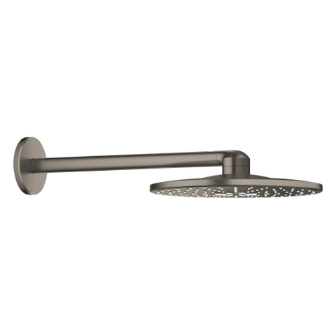 Grohe Rainshower SmartActive 310 Hoofddouche - 31cm - 2 straalsoorten - wandarm 43cm - brushed hard graphite (antraciet) SW484601