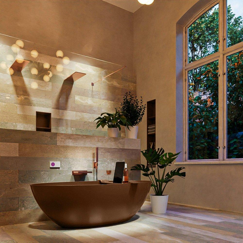 MONDIAZ FLOAT Baignoire îlot - 170x80cm - rouille SW491523
