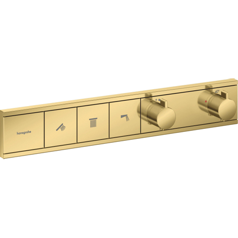 Hansgrohe Rainselect Thermostaat - inbouw - voor 3 functies - glans goud SW918812
