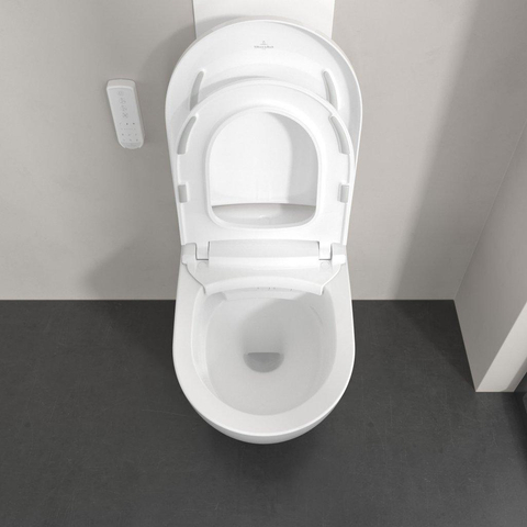 Villeroy & Boch Viclean douche wc - 61.2cm directflush CeramicPlus - spoelrandloos - White Alpine (glans wit) SW1387159