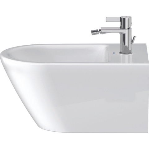 Duravit D-neo Wandbidet - 54x37x40cm - met overloop - wit SW640544