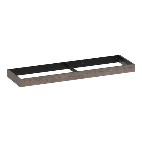 BRAUER Amaze meuble sous-lavabo 160 avec support de fixation intégré lattes chêne noir SW1211104