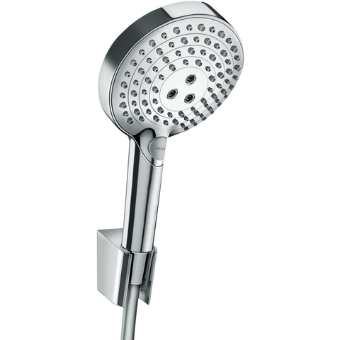 Hansgrohe Raindance Select S PorterS badset - met Raind. - select S - 120 - 3jet PowderRain - handdouche - met wandh - hoogglans chroom SW204701