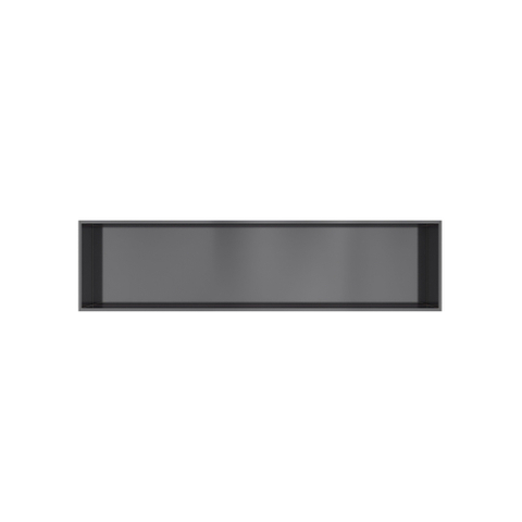 Hotbath &MORE Boîte encastrée ou niche encastrée - 30x120x10 - Noir brossé PVD SW1246660