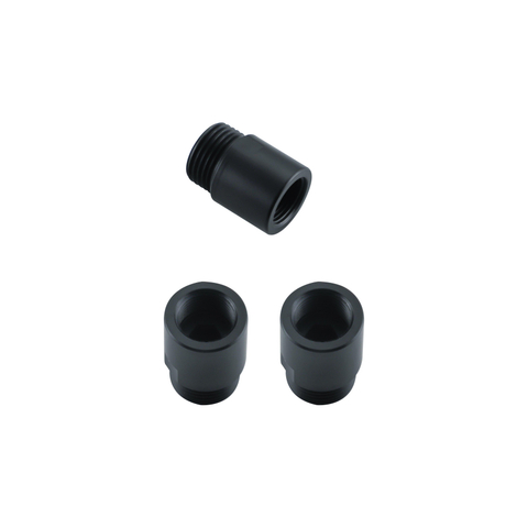 Fortifura Calvi raccord - G1/2-G3/8 - set de 2 - noir mat SW1236935