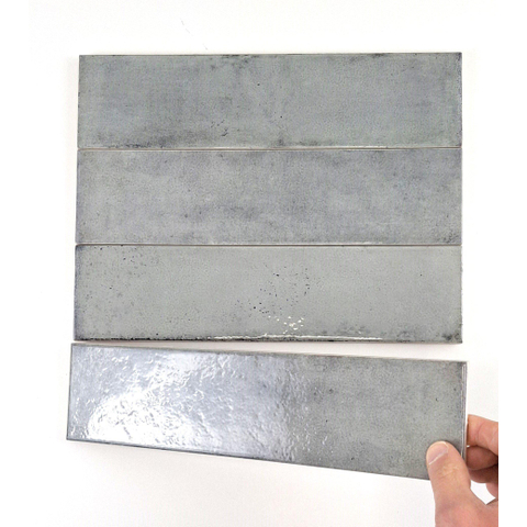 SAMPLE Terravito Sileno Voor wandtegel - 30x7.5cm - 8mm - Grijs SW1221295