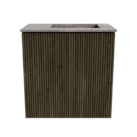 Mondiaz JOYA-DLUX 40cm toiletmeubel - kleur Shadow - Wastafel FAYE positie Rechts Zonder kraangat kleur Oza. SW1425012
