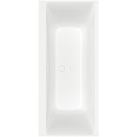 Villeroy & Boch Subway 3.0 bad - 170x75cm rechthoek ingebouwd vulsysteem - Stone White (mat wit) SW641500