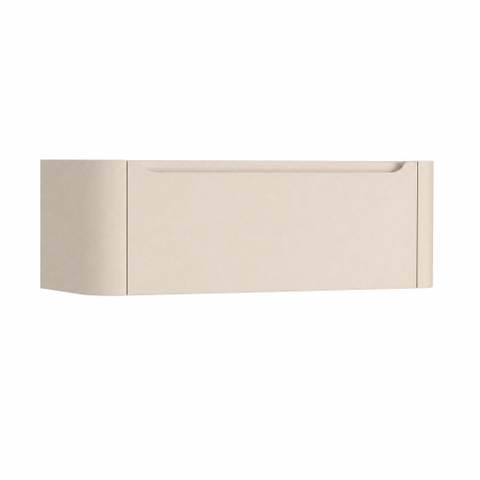 H&R Badmeubelen Juice Wastafelonderkast - 120x45x40cm - afgeronde hoeken - 1 lade - geïntegreerde greep - Merino SW1489757