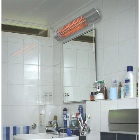 Eurom Radiateur de salle de bains 1200 watts 55,6x15,4x15,6cm métal SW481875