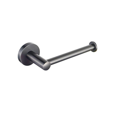 Fortifura Calvi Toiletset 5-delig - toiletrolhouder - reserverolhouder - toiletborstelhouder - handdoekhaak - pedaalemmer - PVD - geborsteld gunmetal (antraciet) SW1443511