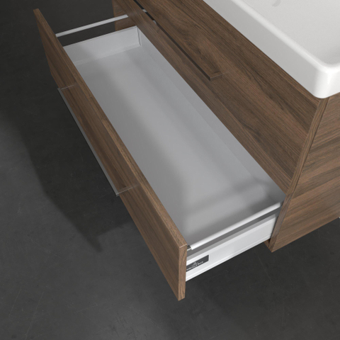 Villeroy & Boch Avento Wastafelonderkast - 2 uittrekladen - 976x514x484mm - Arizona Oak (hout) SW919829