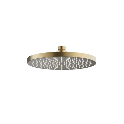 Hotbath Mate Hoofddouche 20cm rond - PVD - messing geborsteld (goud) SW230140