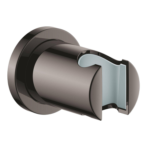 Grohe Rainshower Handdouchehouder - niet verstelbaar - ronde rozet - hard graphite (antraciet) SW98892