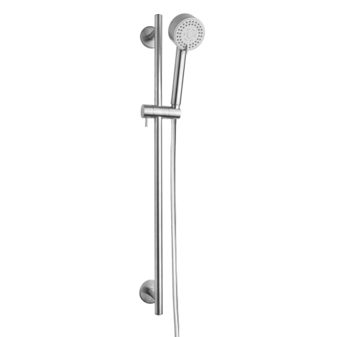 Wiesbaden Unimatch Cadans glijstangset compleet - met handdouche - 3 standen - diameter 8cm - chroom SW10538