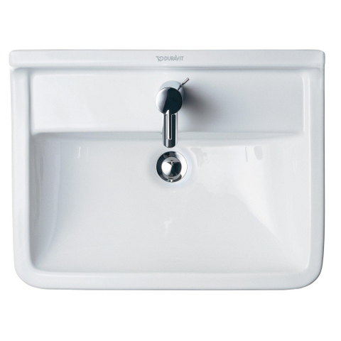 Duravit Starck 3 Philippe Starck - 3 wastafel - 55x43cm - wit 0312509